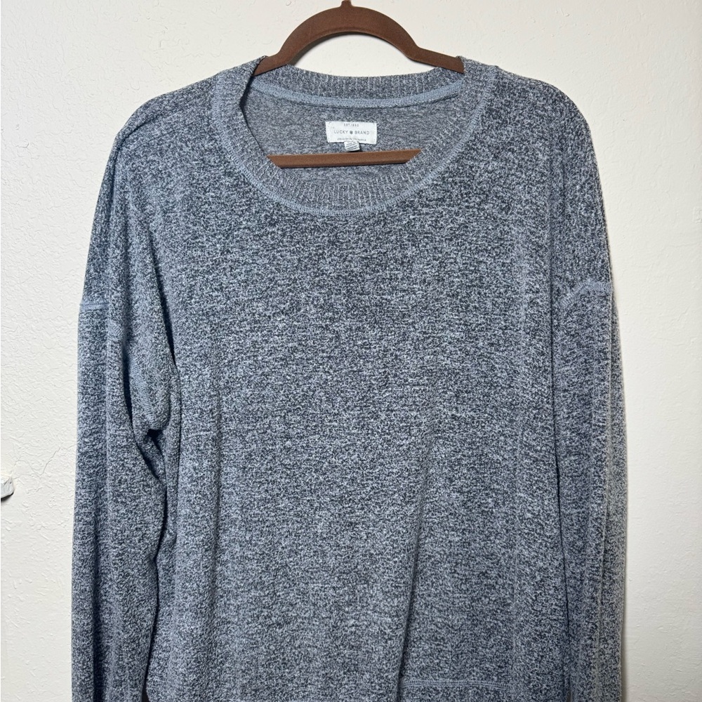 Lucky Brand Heather Gray Sweater